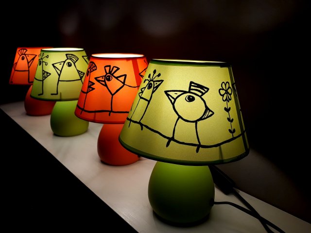 marha-art  Obrazy a lampy PTÁK MARHABÁK 