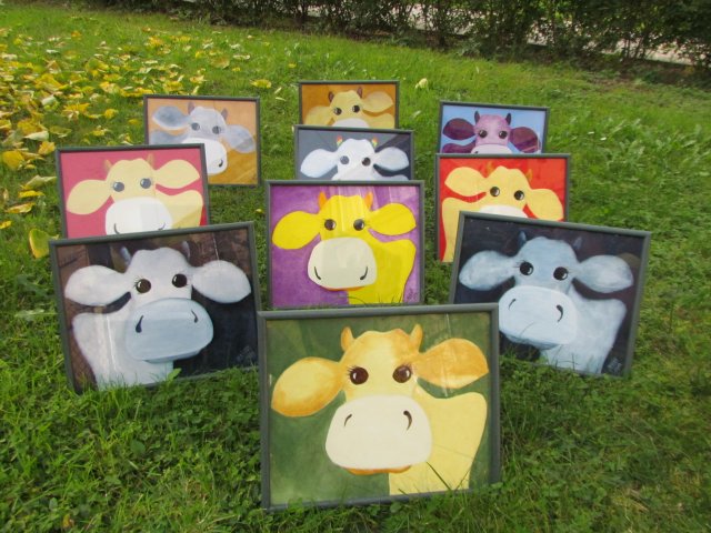 marha-art obraz KRÁVA mini